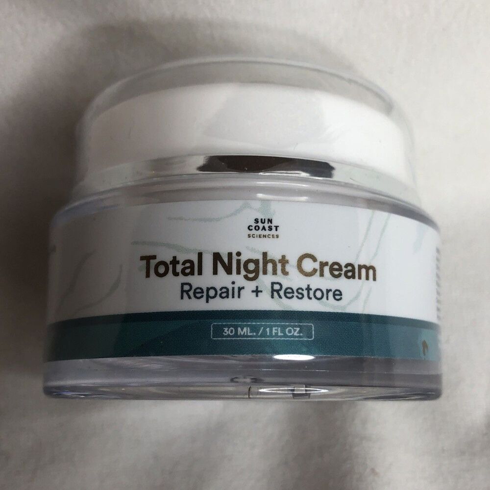 Total Night Cream Repair and Restore 1 oz By Sun Coast Sciences Sealed Anti Age